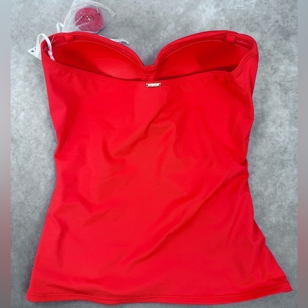 Anne Cole Twist Front Bandeaukini top Small - Picture 4 of 6